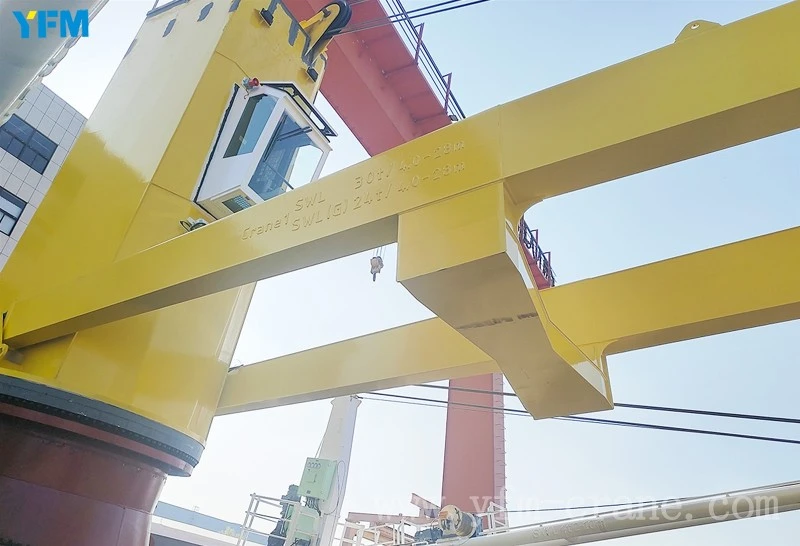 bulk cargo vessel grab deck crane bulk cargo vessel grab deck crane